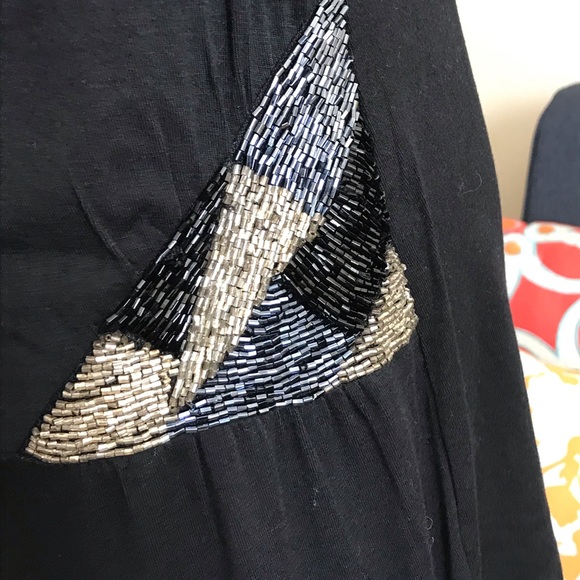 Saks Fifth Avenue beaded top size S - Picture 3 of 5